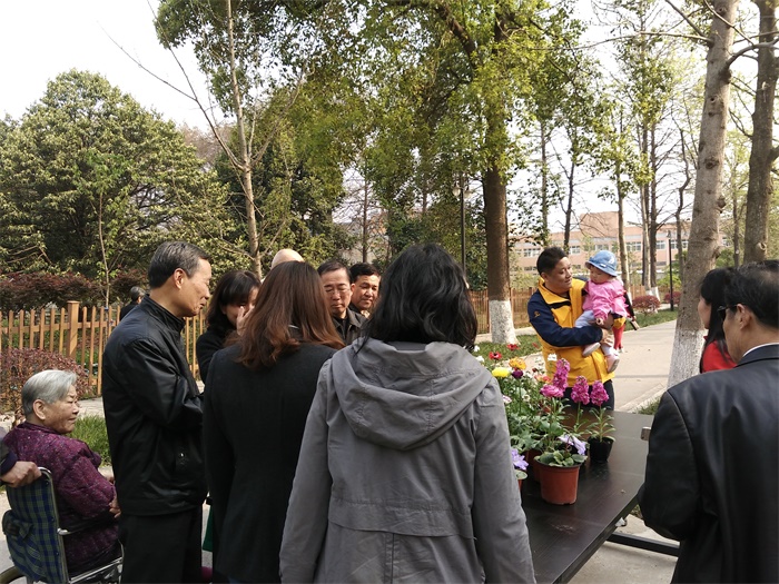 我所新优花卉超市开业，市民享优惠购买新优盆花
