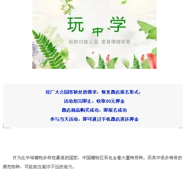 武汉这个公园偏藏奇花异草，周末带你探访这群植物界的远古来客！