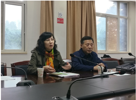 青山区科协领导肖主席一行来我院调研科研科普工作