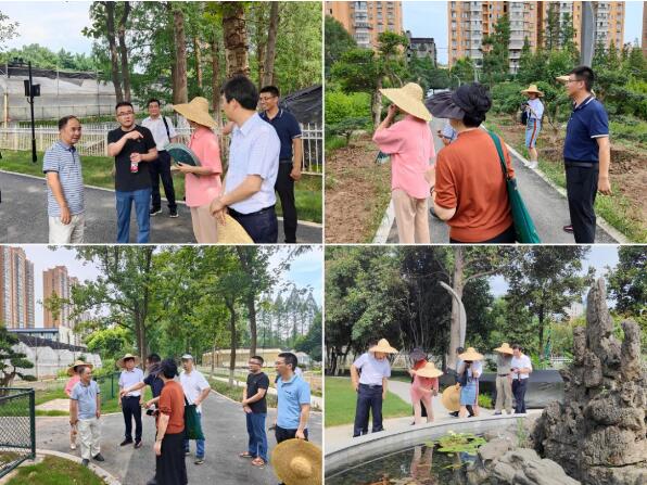 中国花卉协会领导、专家来市园科院调研国家樱花种质资源库